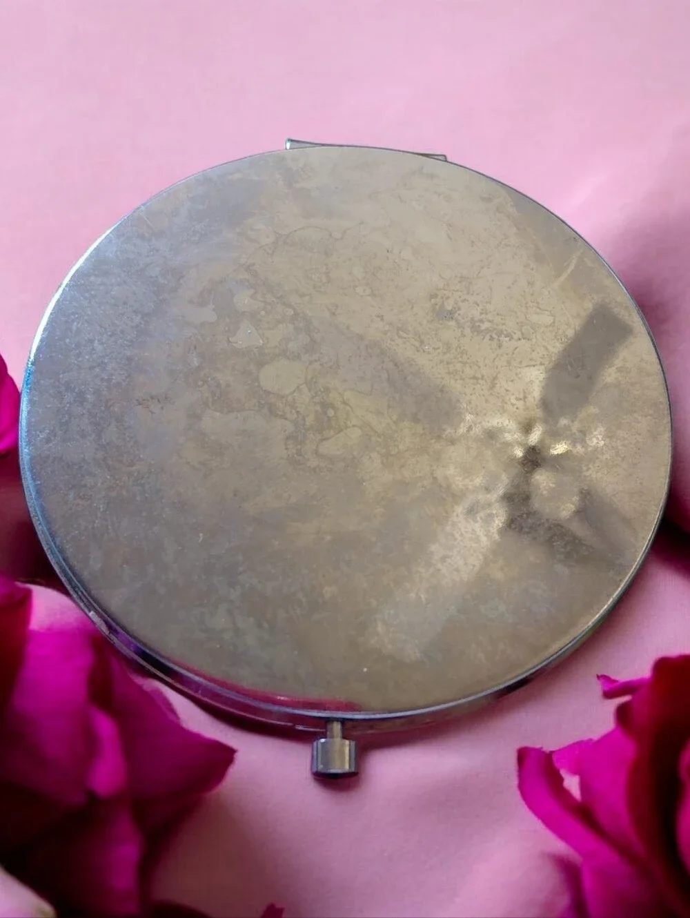 Bright Pink Compact Mirror-Small